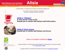 Tablet Screenshot of alisia.integrazioni.it